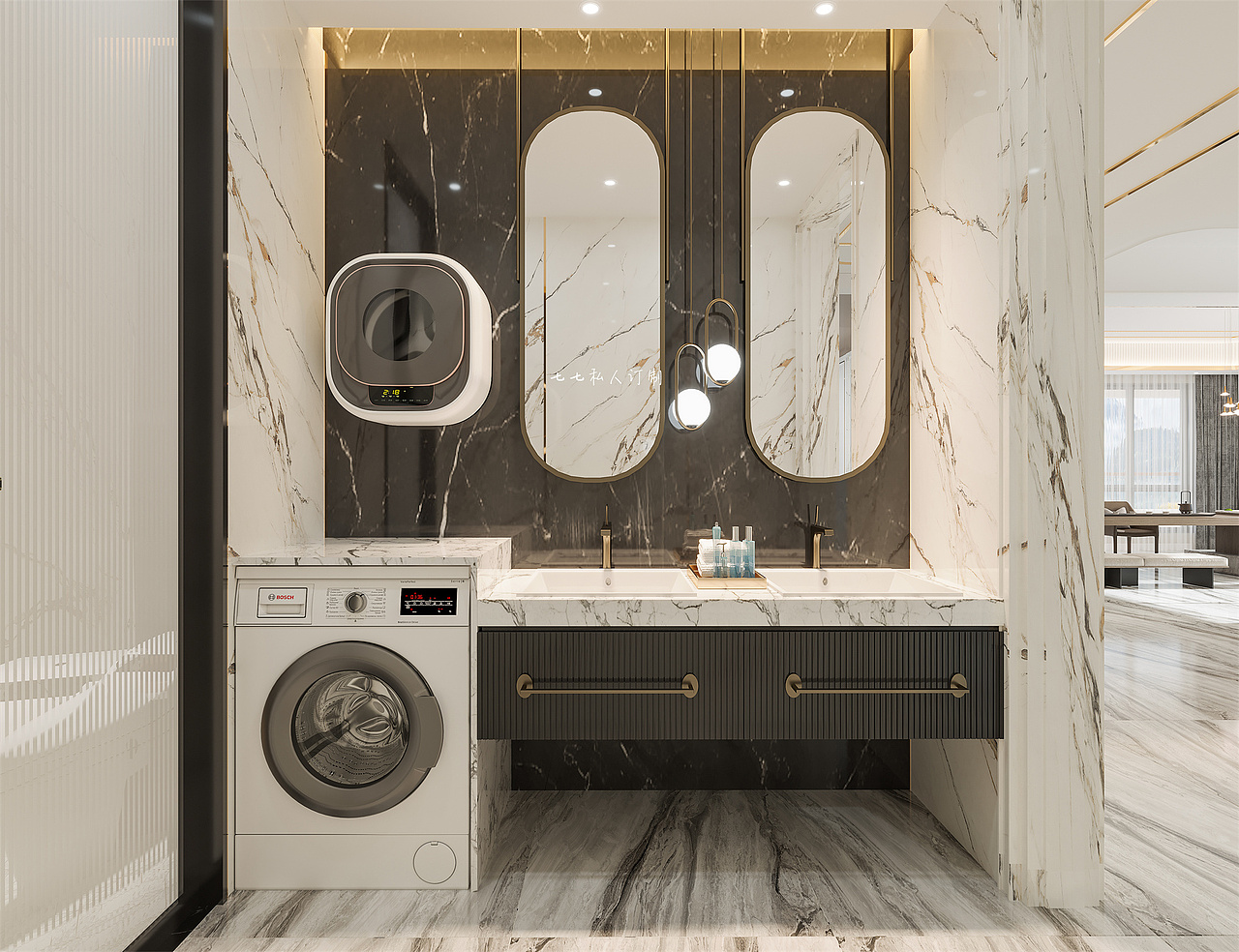 现代轻奢别墅▕ 舒适却有高贵与雅致的态度！（1）