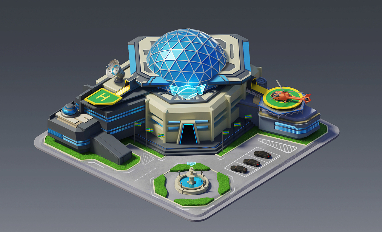 SLG建筑场景的创作