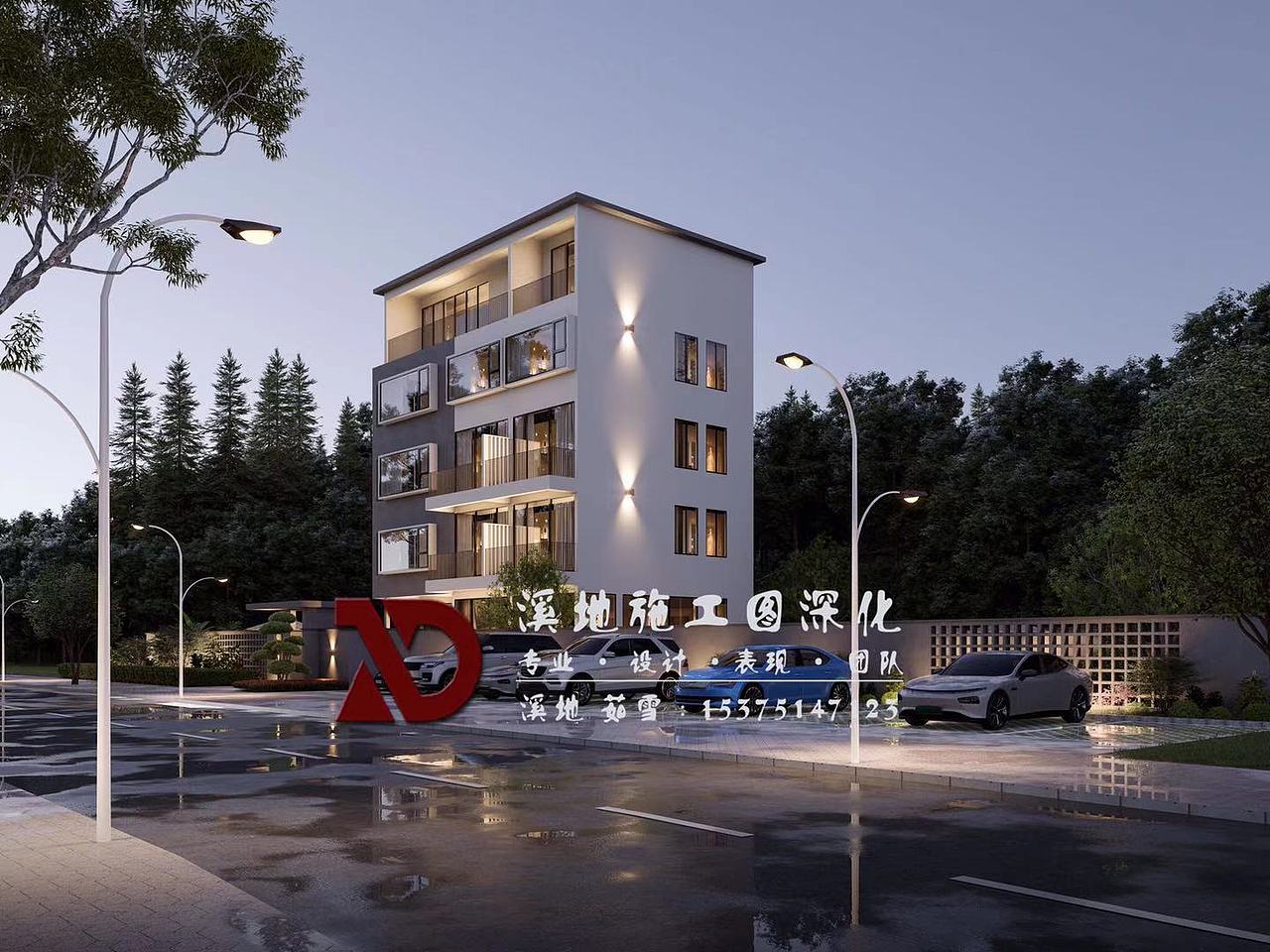 自建房外观（图ZMzUxMTY2ODA0） - 酒店餐饮设计 - 站酷设计师溪地茹雪原创素材 - 站酷ZCOOL