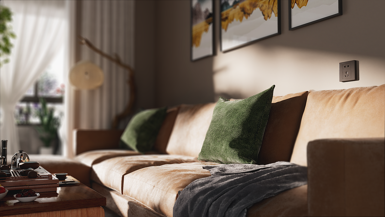 渲染练习_室内（图ZMzIzMTA0OTU2） - 场景 - 站酷设计师桔子不是橘子_原创素材 - 站酷ZCOOL