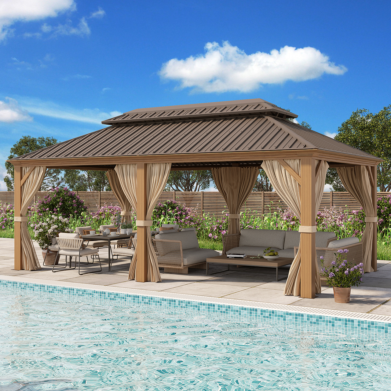 亚马逊 户外家具 户外凉亭 跨境电商（图ZMzY3MzkyODA0） - 场景 - 站酷设计师小辛爱睡觉原创素材 - 站酷ZCOOL