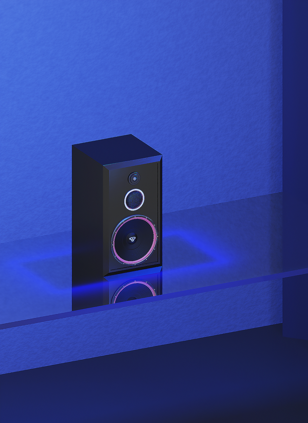 一组音响渲染练习