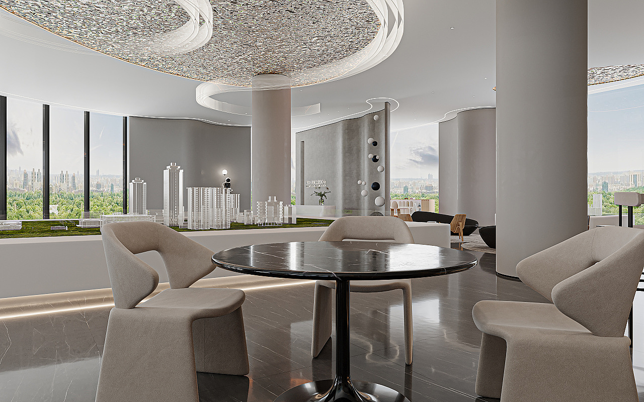 商务营销会展中心装修案例（图ZMzE2Mjg4NTA0） - 商业空间设计 - 站酷设计师去装网原创素材 - 站酷ZCOOL