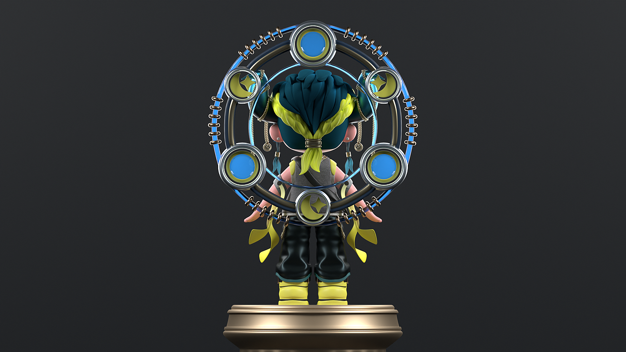 潮玩手办《妙趣宝仔》十二星座系列-金牛座 形象设计