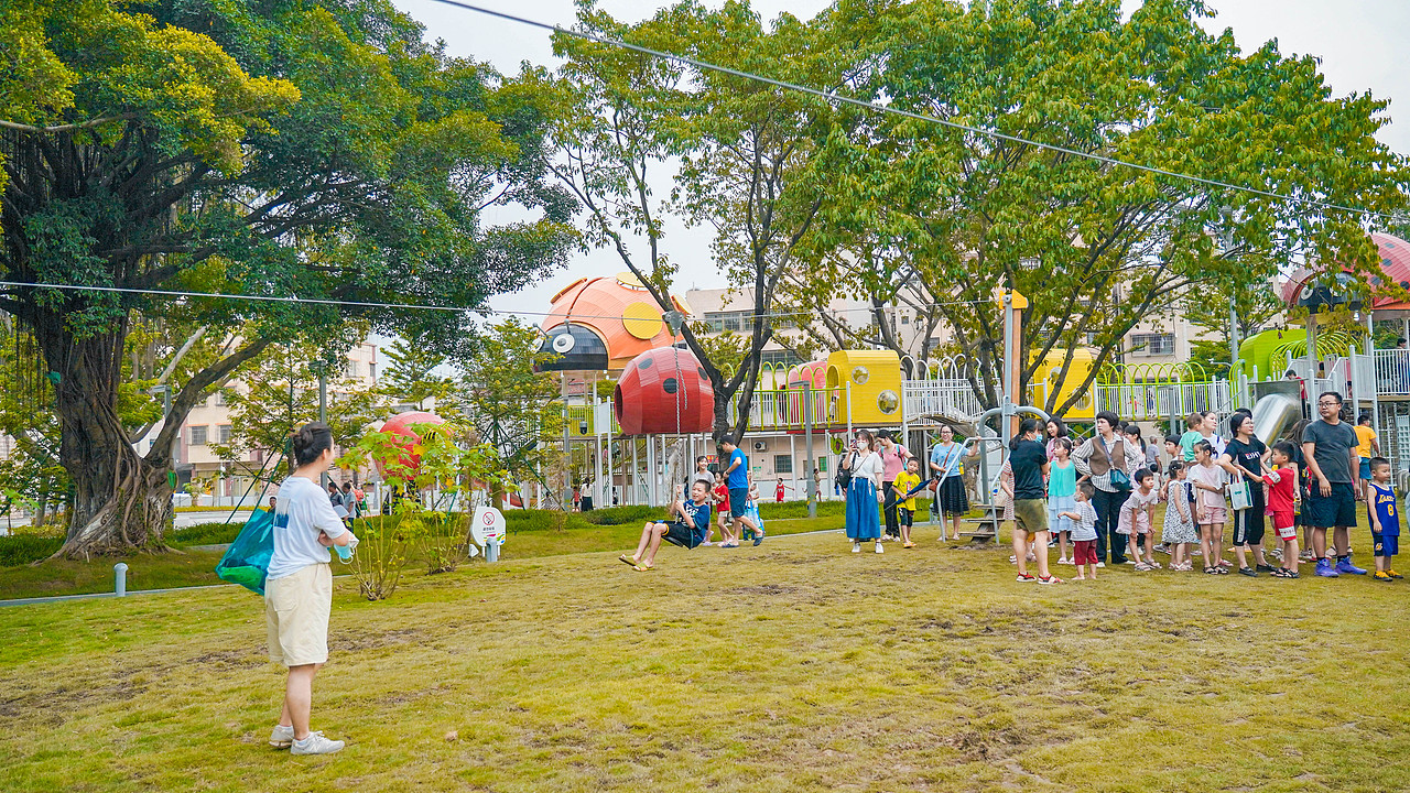 乘上七星瓢虫的翅膀,放飞浪漫想象:佛山桂城儿童公园