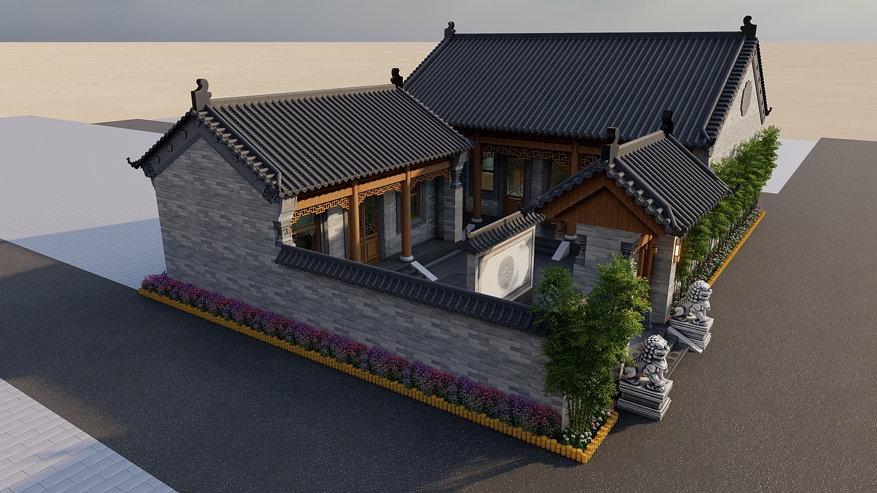 新中式合院-小面积