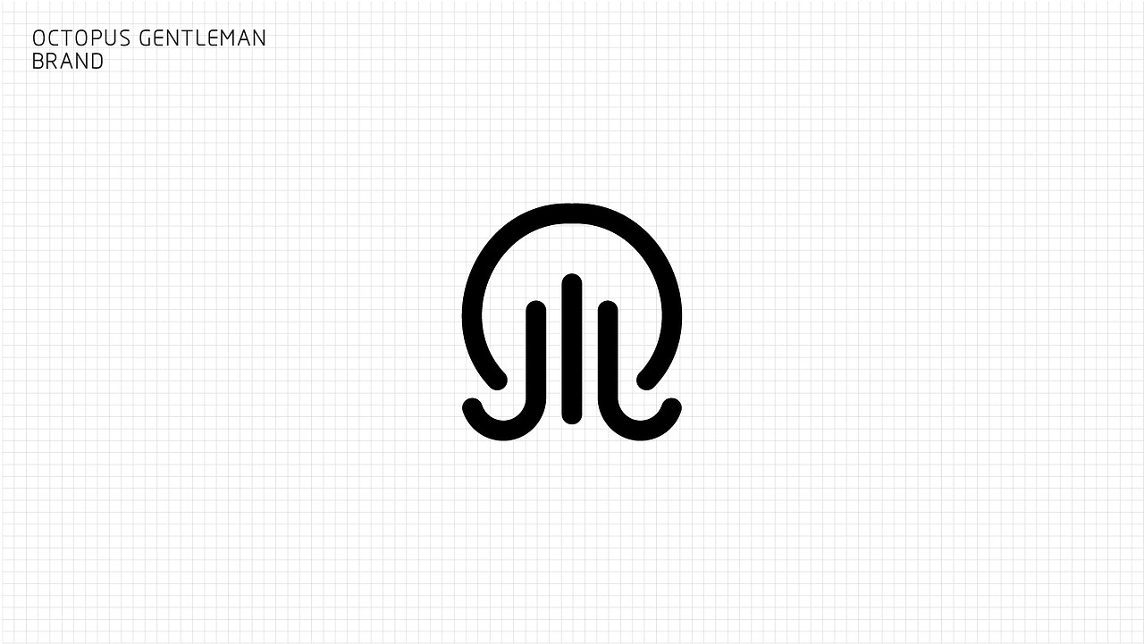 章鱼绅士|logo vi 设计