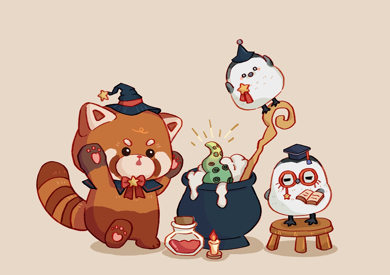 魔法主题中式幻术魔女（图ZMzQ2NTg2Nzky） - 创作习作 - 站酷设计师木木茹muru原创素材 - 站酷ZCOOL