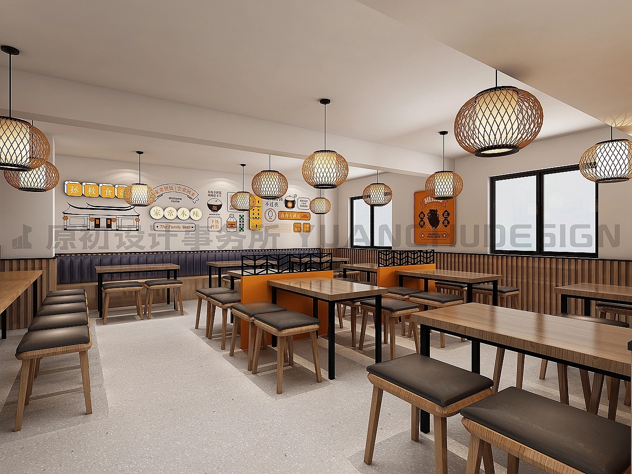 厦门 店面装修室内空间餐厅设计 闽南台湾卤肉饭（图ZMzU4NzgyMjc2） - 酒店餐饮设计 - 站酷设计师葉文濤VictorYeh原创素材 - 站酷ZCOOL