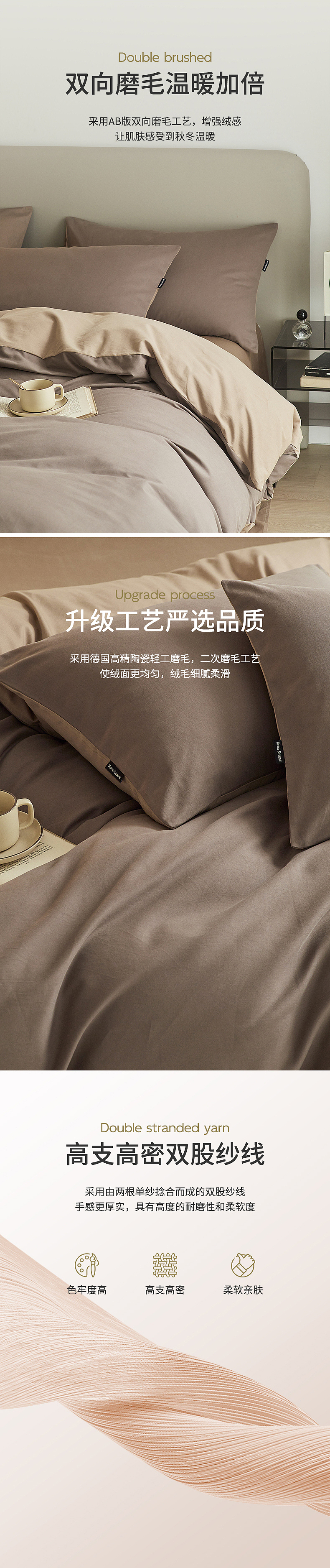 天猫店铺-长绒棉四件套详情页