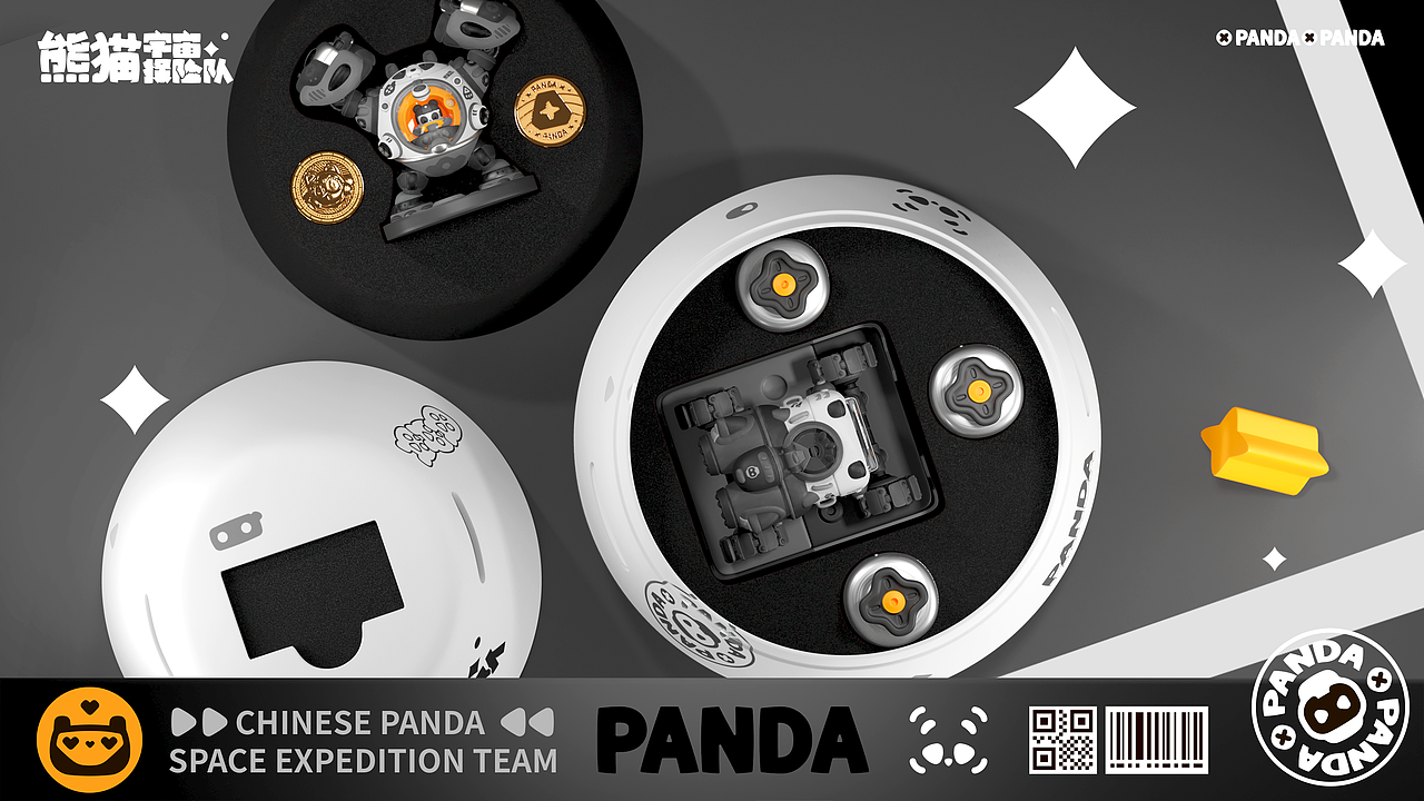 出发！熊猫宇宙探险队！（图ZMzU0ODMxNDQ0） - 其他三维 - 站酷设计师胡子呆迪原创素材 - 站酷ZCOOL