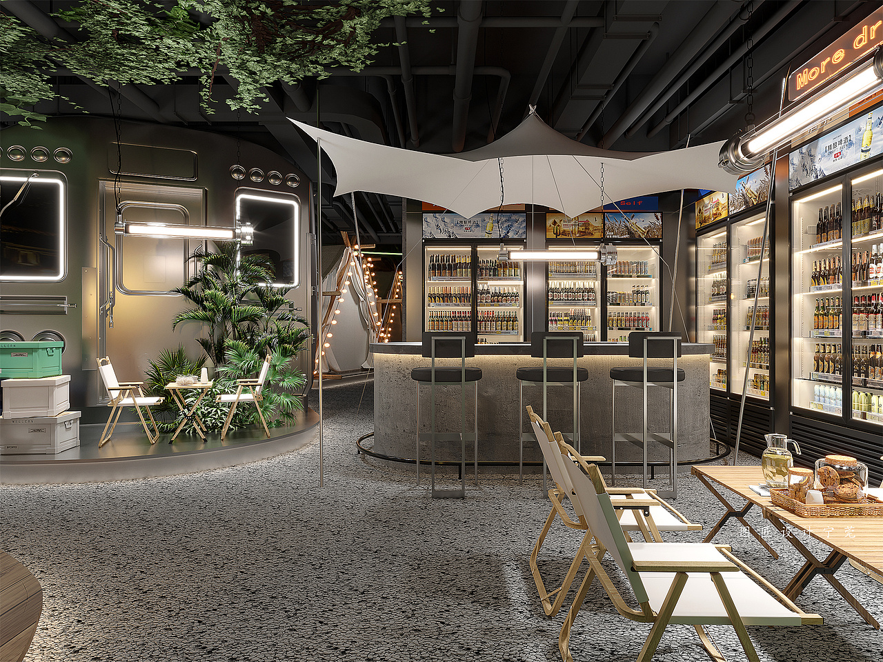 棋牌室设计，方寸之地尽享欢乐，休息与娱乐的双重体验（图ZMzM4OTE5MDcy） - 家装设计 - 站酷设计师宁莞设计原创素材 - 站酷ZCOOL