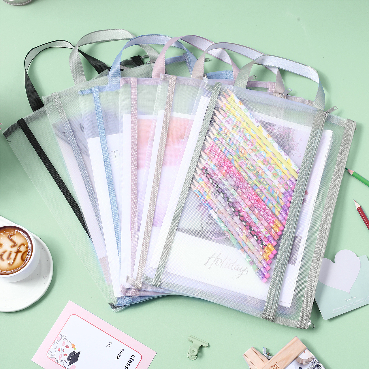 亚马逊-文件袋主副图