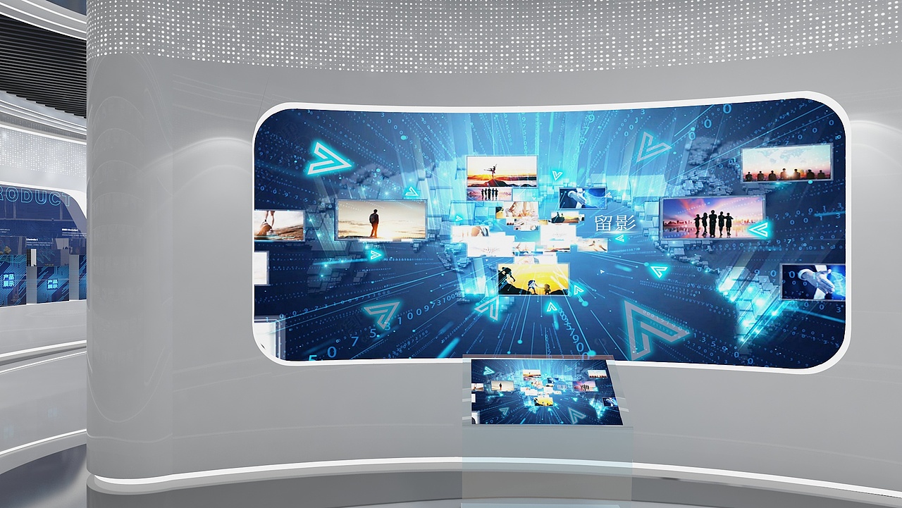 积塔半导体展厅二次方案（图ZMzM0NzI1MTAw） - 展陈设计 - 站酷设计师燕子屋原创素材 - 站酷ZCOOL