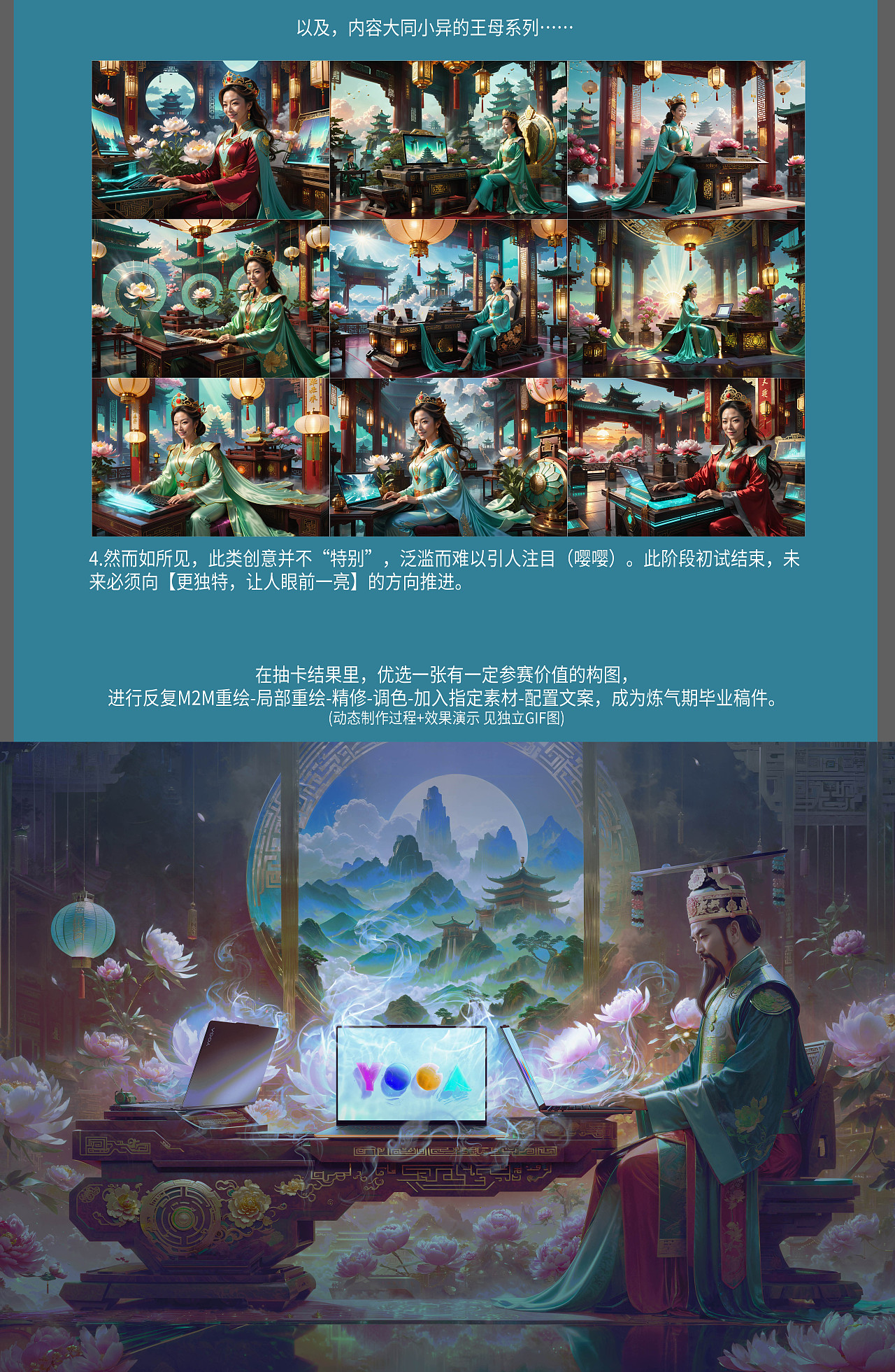 朝元群仙 赛博集结（图ZMzU4NTE3NjE2） - AI作品 - 站酷设计师鲨鱼丹原创素材 - 站酷ZCOOL
