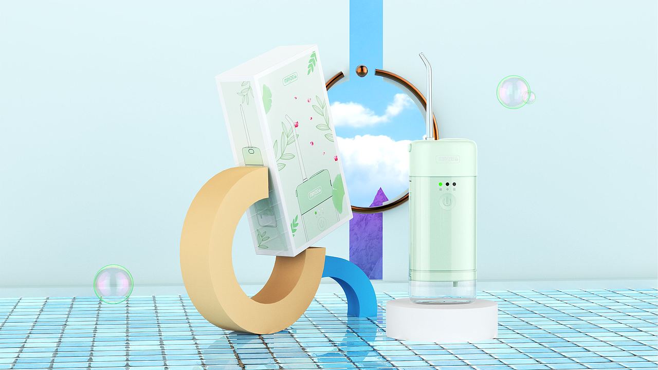 电动牙刷外观与包装设计