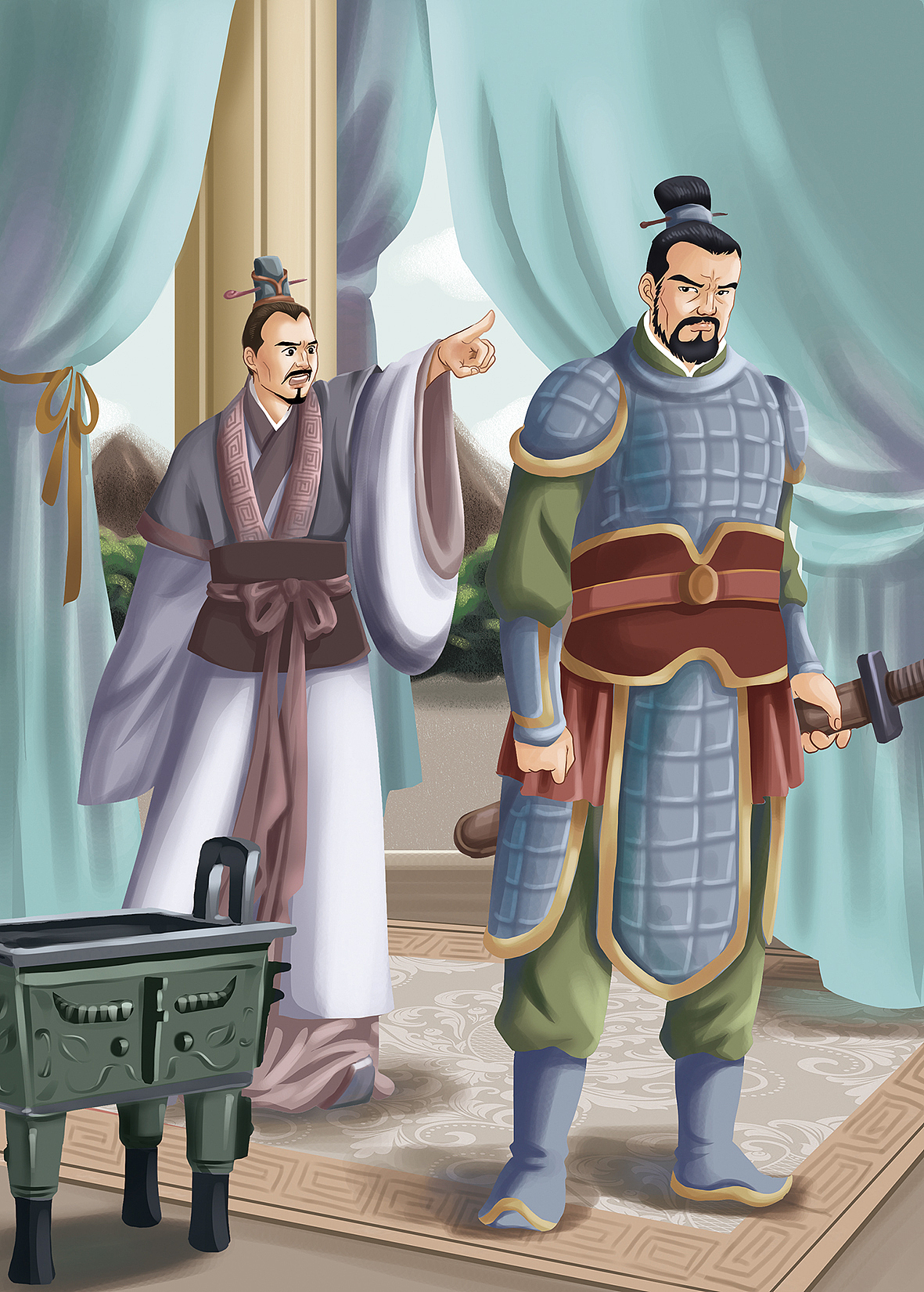 原创插画《史记故事》