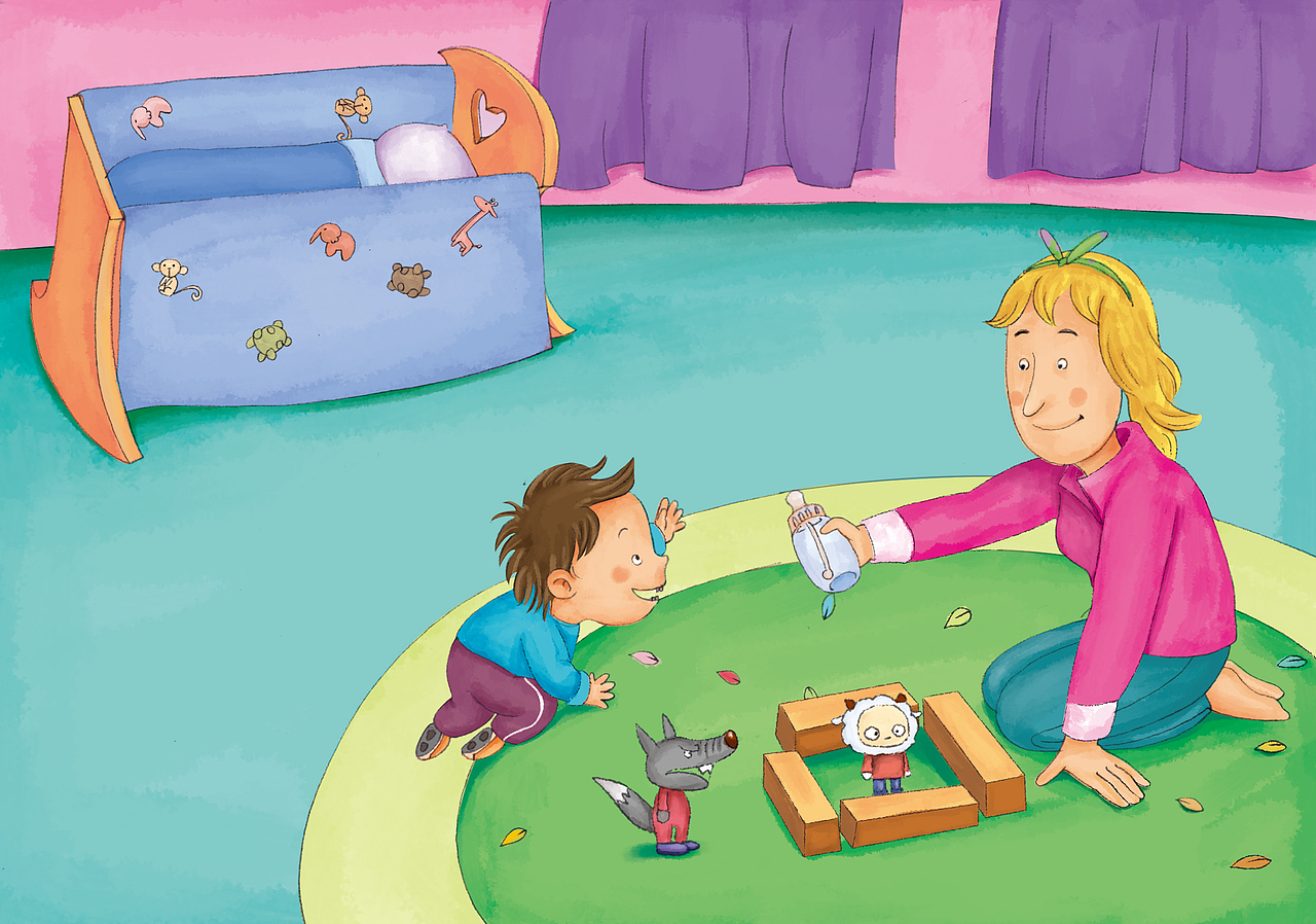 兒童插畫(huà)上色（圖ZMzIzMDc5MzEy） - 概念設(shè)定 - 站酷設(shè)計(jì)師自由插畫(huà)師原創(chuàng)素材 - 站酷ZCOOL