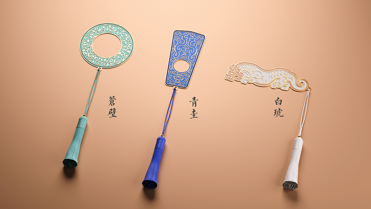 国潮书签本子设计