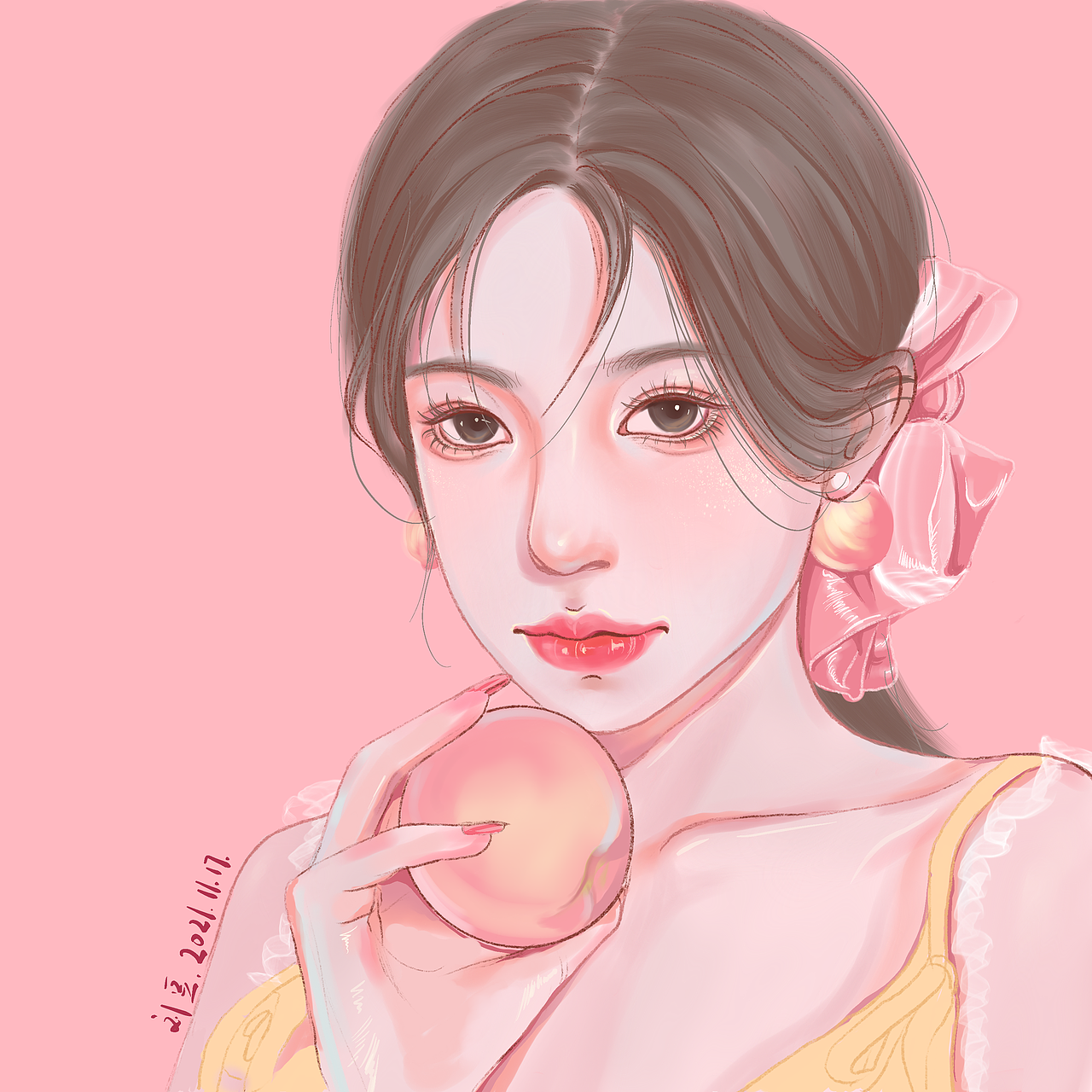 头像合集-花与少女