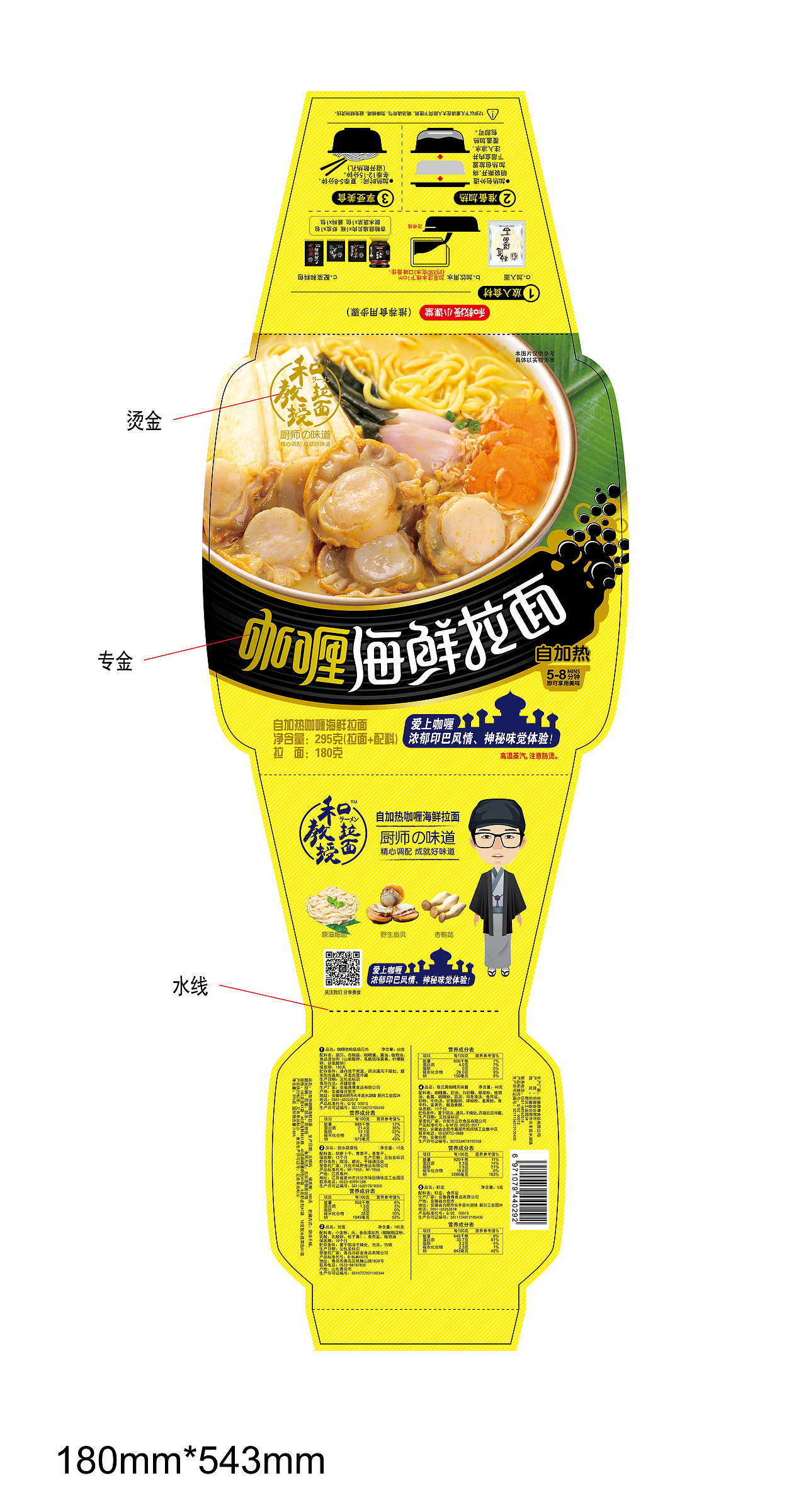 两款拉面包装设计