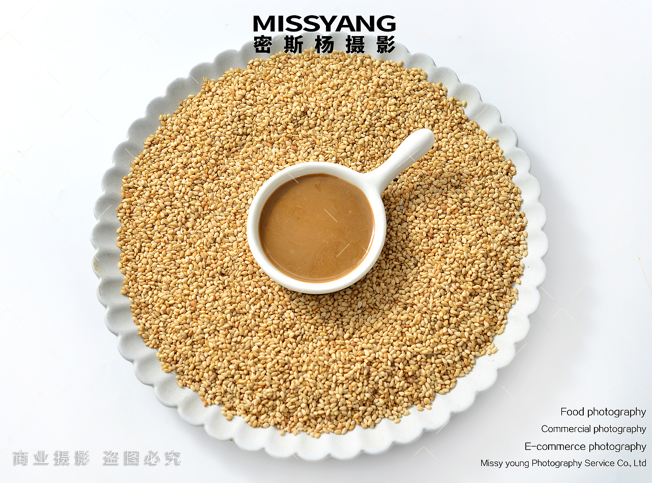 调味料白芝麻酱|电商美食摄影|调味品麻酱×郑州密斯杨（图ZMzUzNzQ0NDc2） - 美食摄影 - 站酷设计师密斯杨摄影原创素材 - 站酷ZCOOL