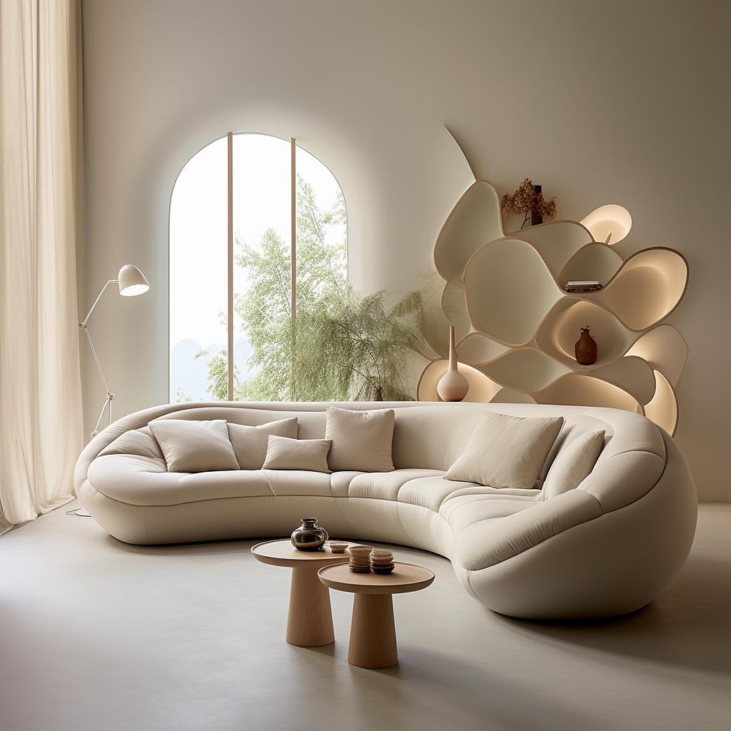 奶油风通透空间