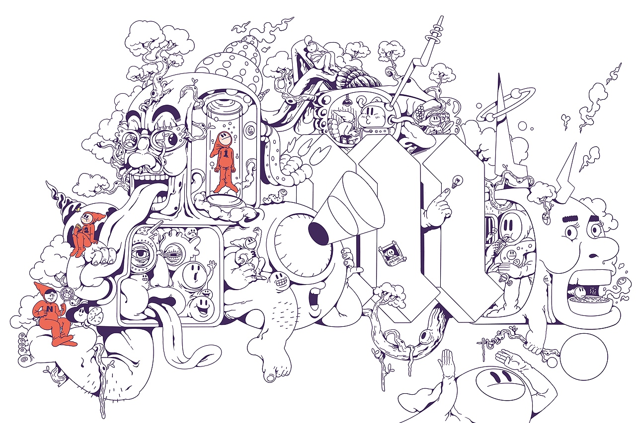 SannYang Studio 墙绘插画（图ZMzI5MjQ1ODI0） - 商业插画 - 站酷设计师18颗星球原创素材 - 站酷ZCOOL