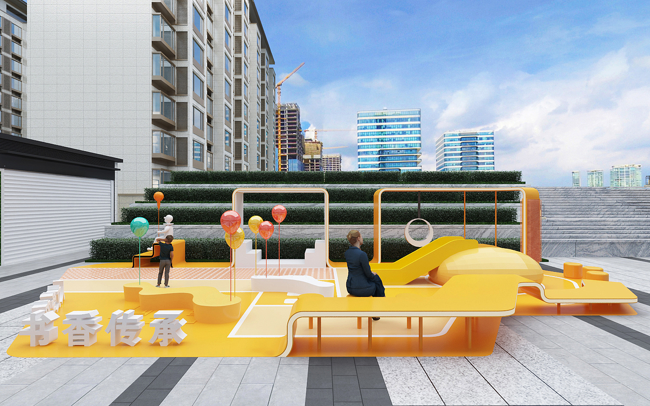 小區(qū)美陳（圖ZMzU5MTY3ODU2） - 商業(yè)空間設(shè)計(jì) - 站酷設(shè)計(jì)師m阿柚m原創(chuàng)素材 - 站酷ZCOOL