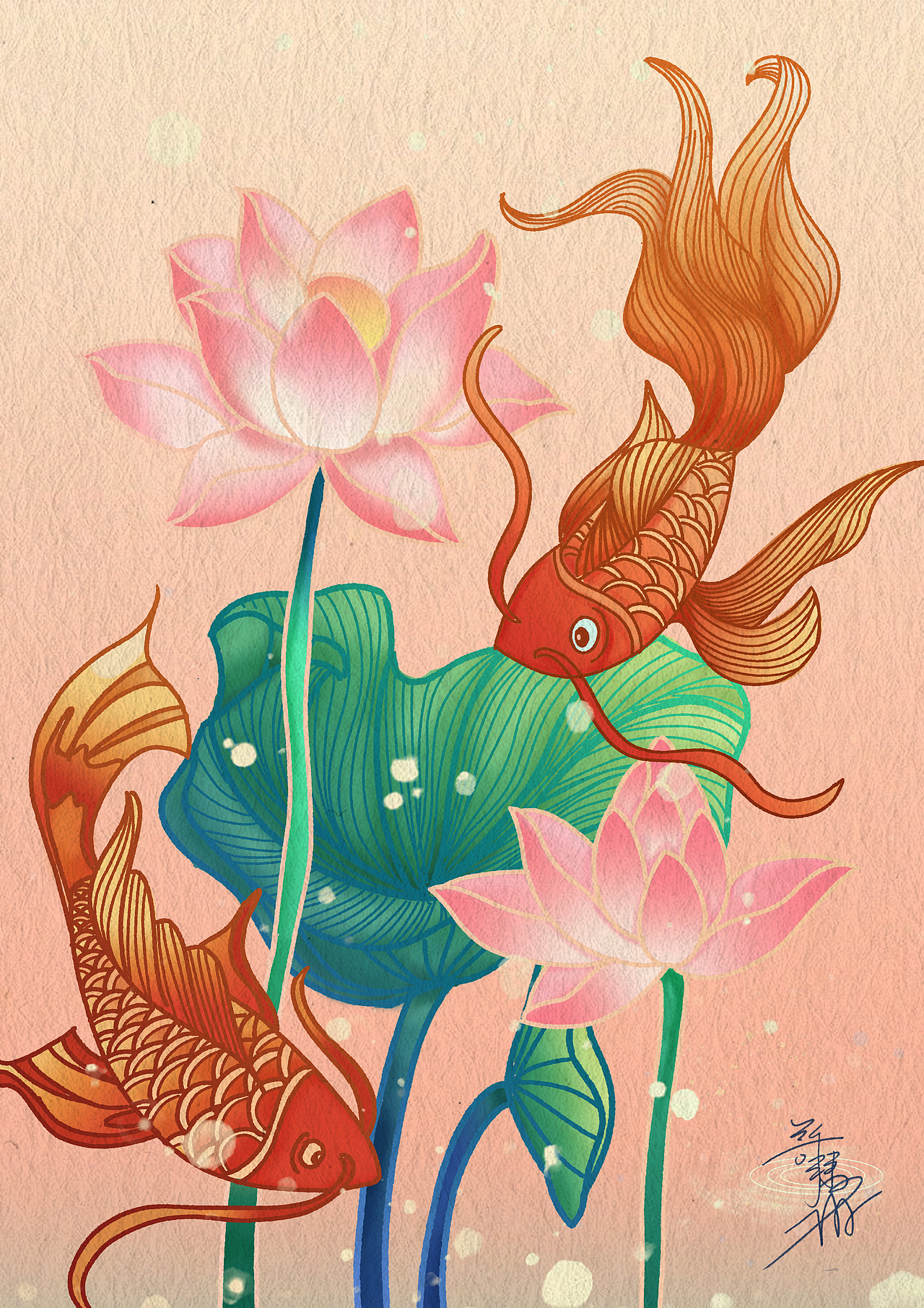錦鯉（圖ZMzM1Nzc1Njg4） - 創(chuàng)作習(xí)作 - 站酷設(shè)計(jì)師櫻花林原創(chuàng)素材 - 站酷ZCOOL