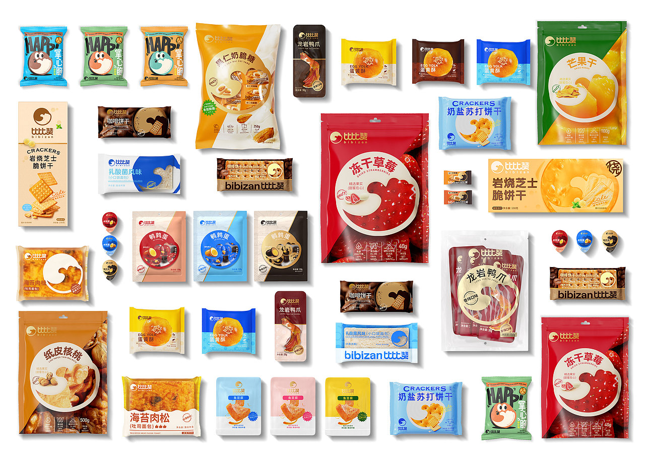 比比赞 休闲零食 品牌升级IP设计(图ZMzQ2MDk5MTg0) - 包装 - 站酷设计师暖光设计原创素材 - 站酷ZCOOL