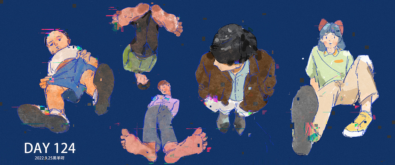 【人物隔日涂】101-172（图ZMzI2OTg4NDYw） - 创作习作 - 站酷设计师黑羊呀原创素材 - 站酷ZCOOL