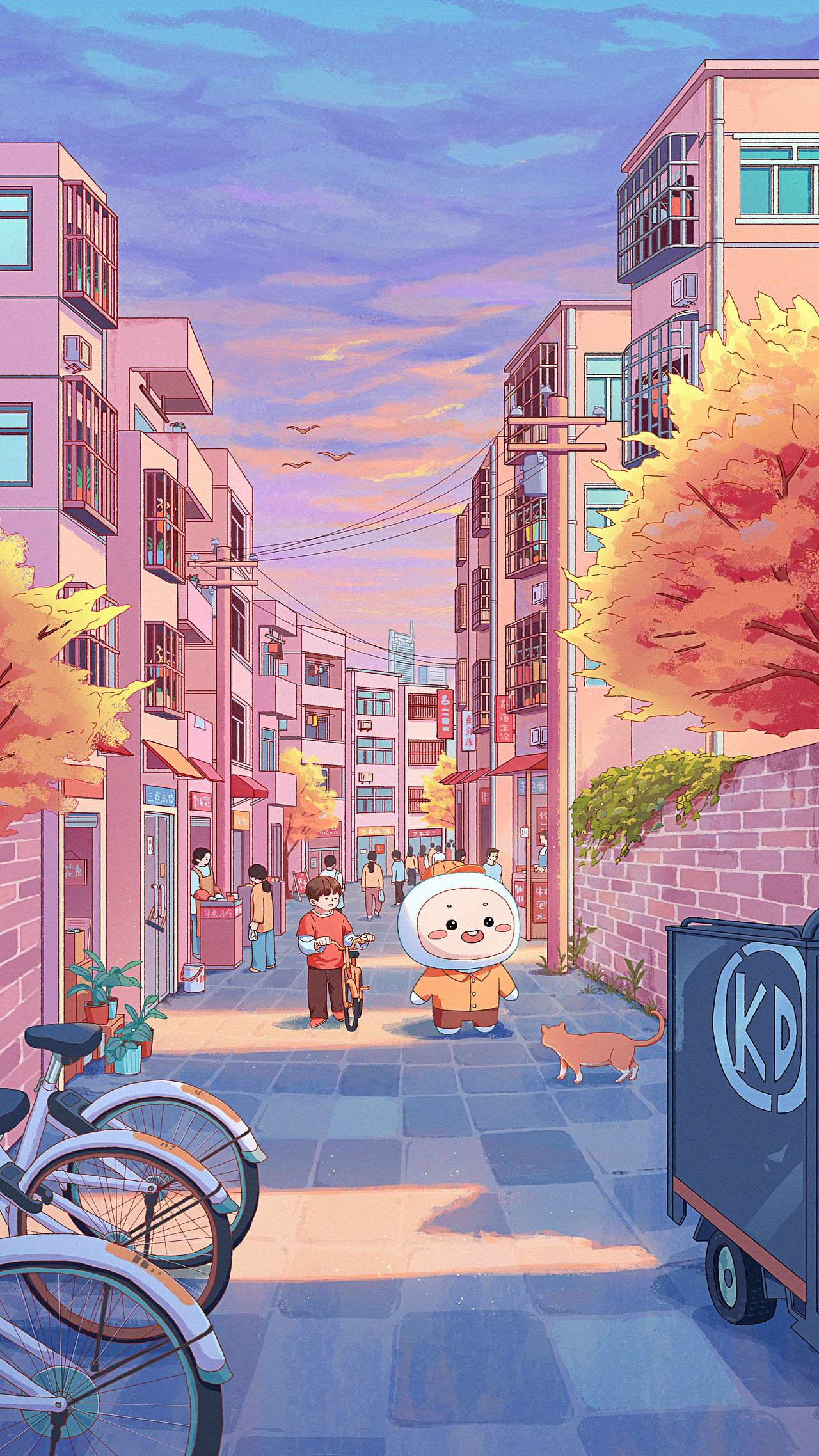 二十四节气插画（图ZMzQ1MDk4NDIw） - 商业插画 - 站酷设计师七鬼五二三原创素材 - 站酷ZCOOL