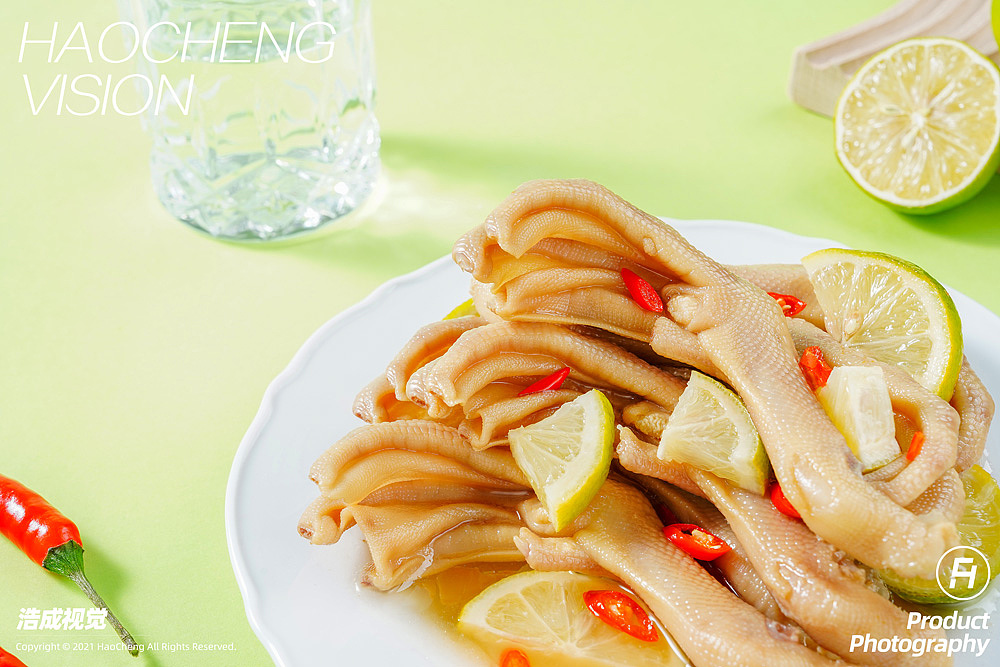 酸辣青柠凤爪和各类卤味们