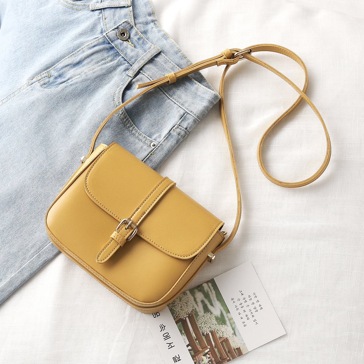 静物平铺创意拍摄-女包