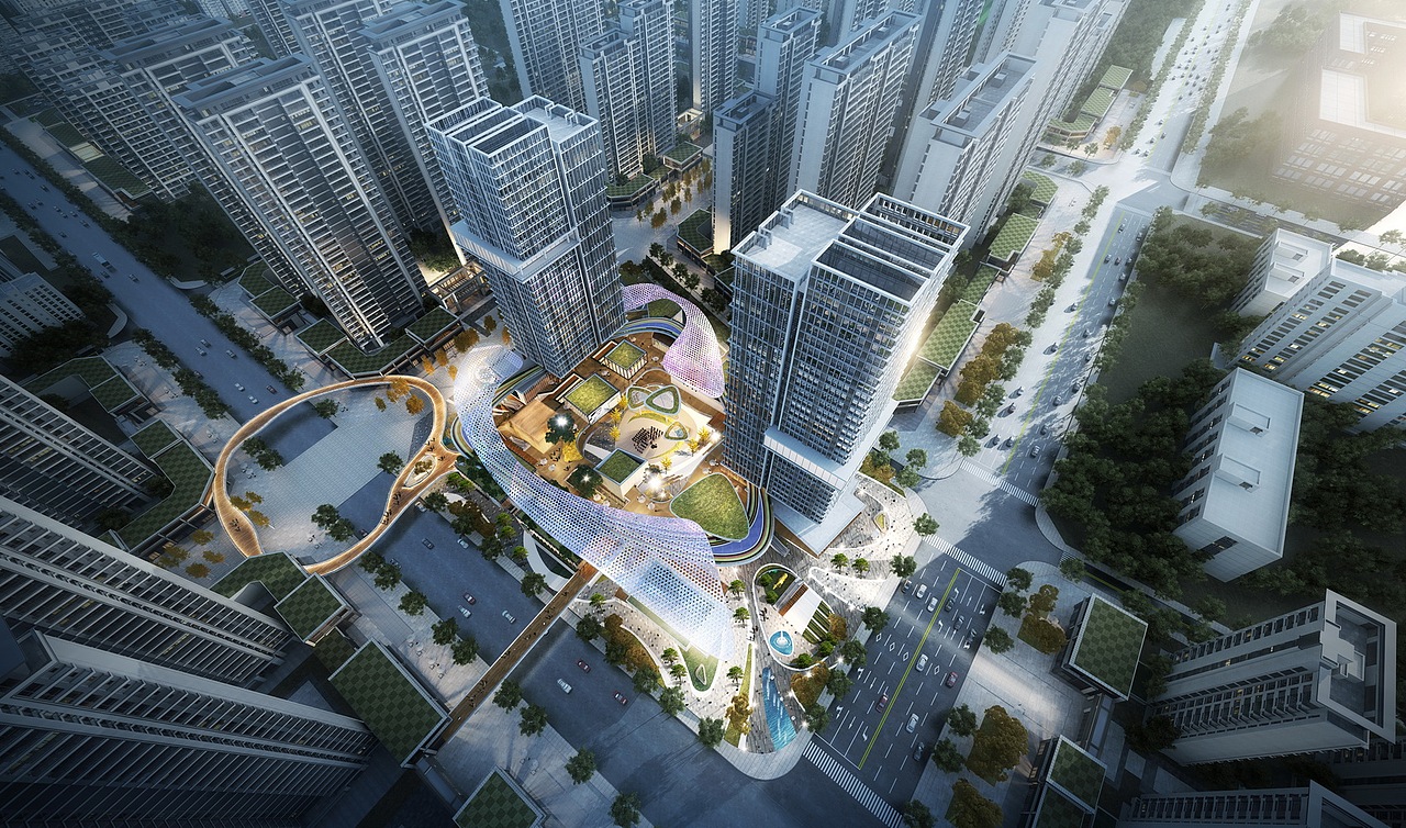 现代商业街综合体SU模型下载（图ZMzUyOTYxMzM2） - 建筑设计 - 站酷设计师素模网原创素材 - 站酷ZCOOL