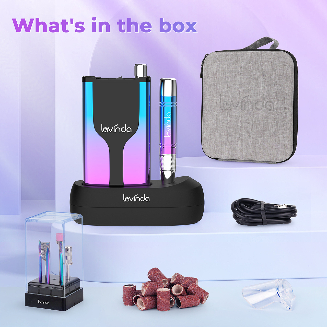 海外电商套图-美甲打磨机