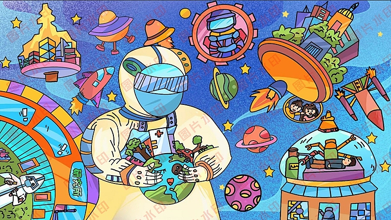 学生电脑绘画绘图作品信息素养活动作品制作设计2313