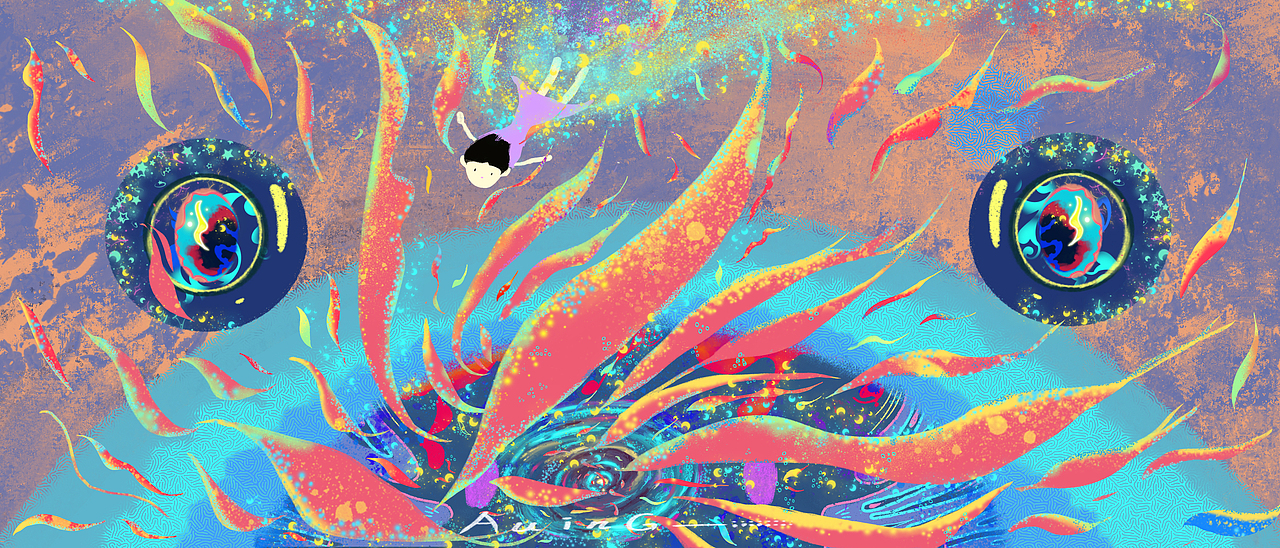 《筱筱世界》插画