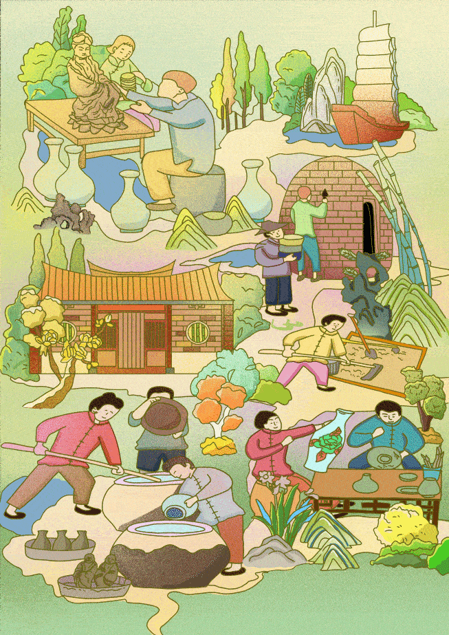 百变刺桐城（图ZMzQwMTQ3OTIw） - 商业插画 - 站酷设计师花火ei原创素材 - 站酷ZCOOL