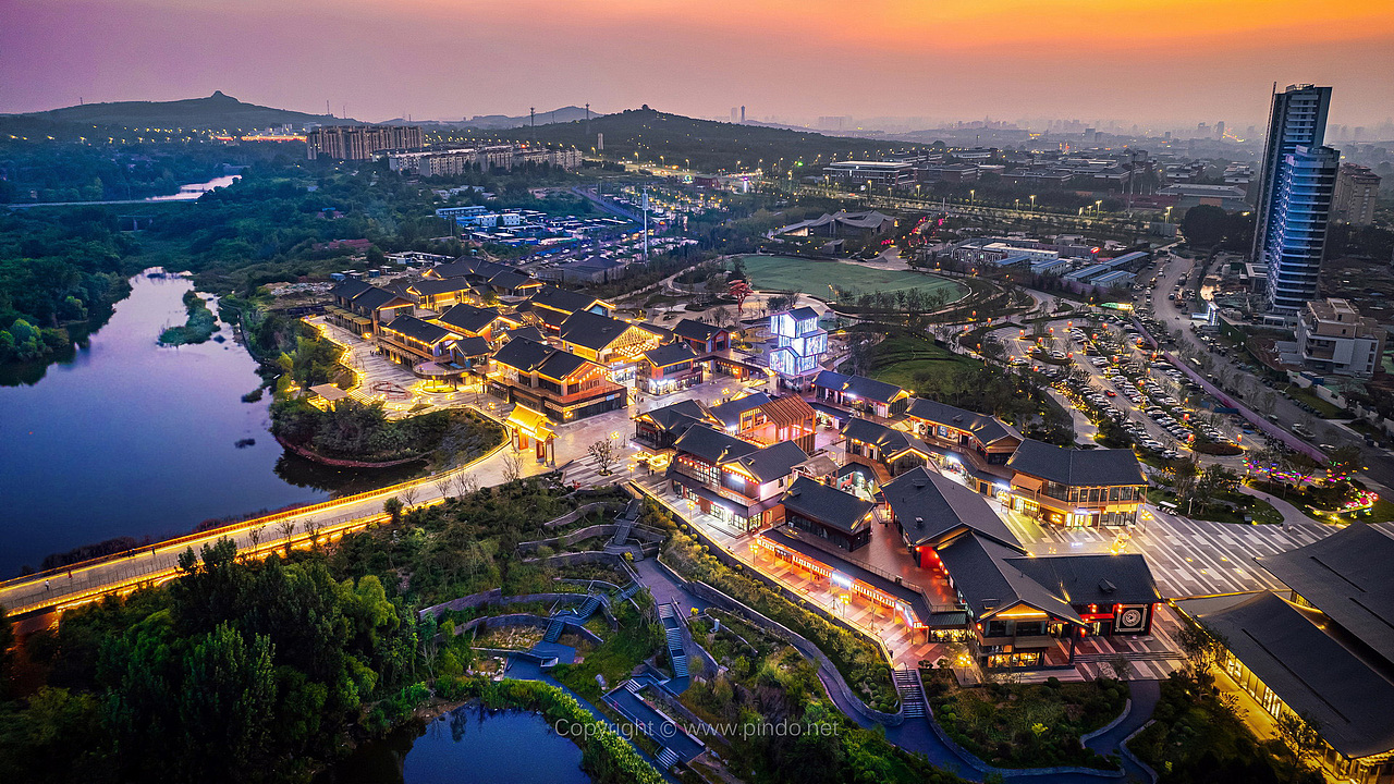 建筑景观摄影|淄博华侨城欢乐山川稷下湾