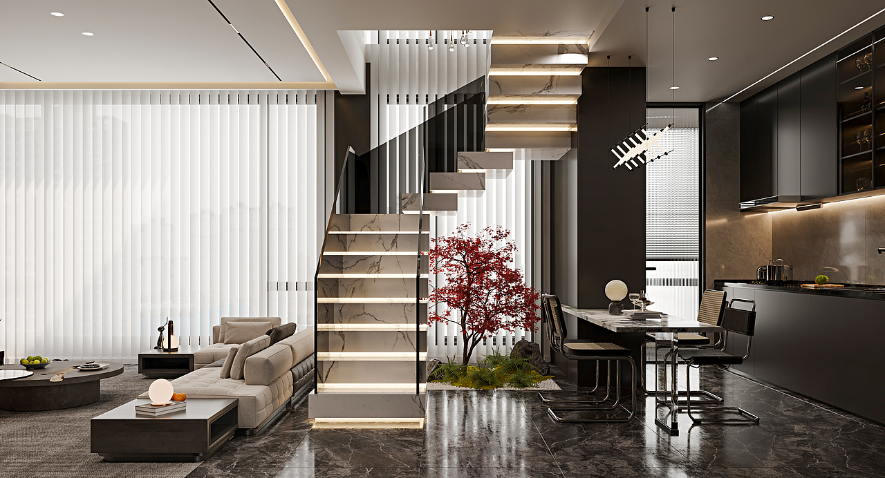 意式别墅全案设计效果