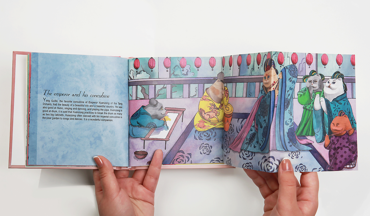 《唐猫》绘本设计