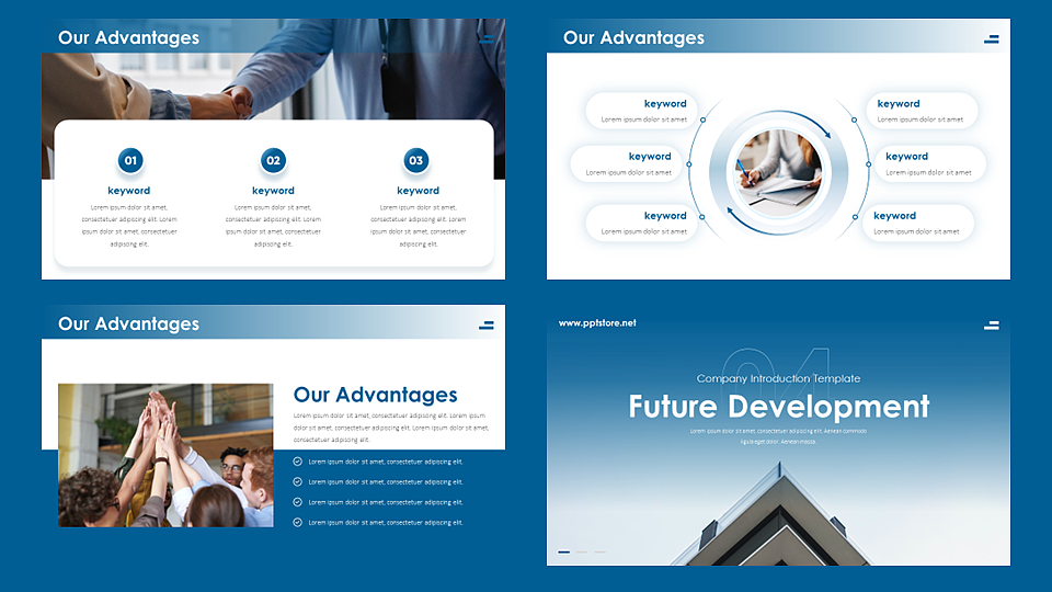 【耀你好看】高端实用时尚公司介绍企业画册PPT模板