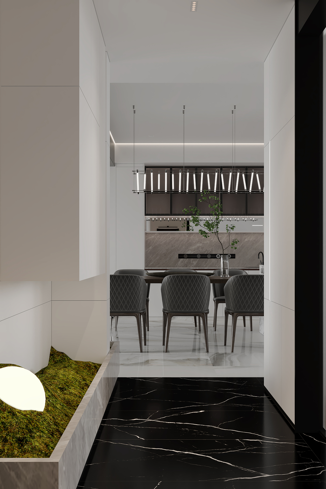 几何共社丨330m²顶层平墅，沉静疗愈的居心之所（图ZMzU2NjI0NzM2） - 家装设计 - 站酷设计师黑米洲原创素材 - 站酷ZCOOL