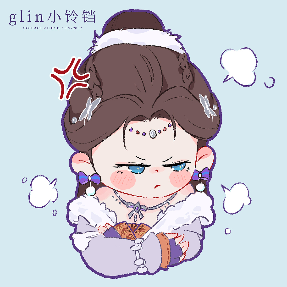 一些萌萌头像（图ZMzU1ODI1MzMy） - 商业插画 - 站酷设计师glin小铃铛原创素材 - 站酷ZCOOL