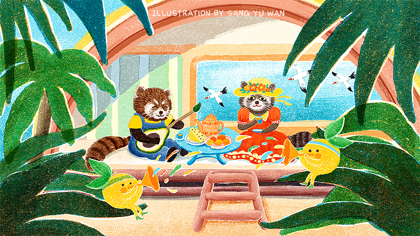 动物主题——那年，夏天（图ZMzQ0MDU4OTM2） - 创作习作 - 站酷设计师桑鱼晚原创素材 - 站酷ZCOOL