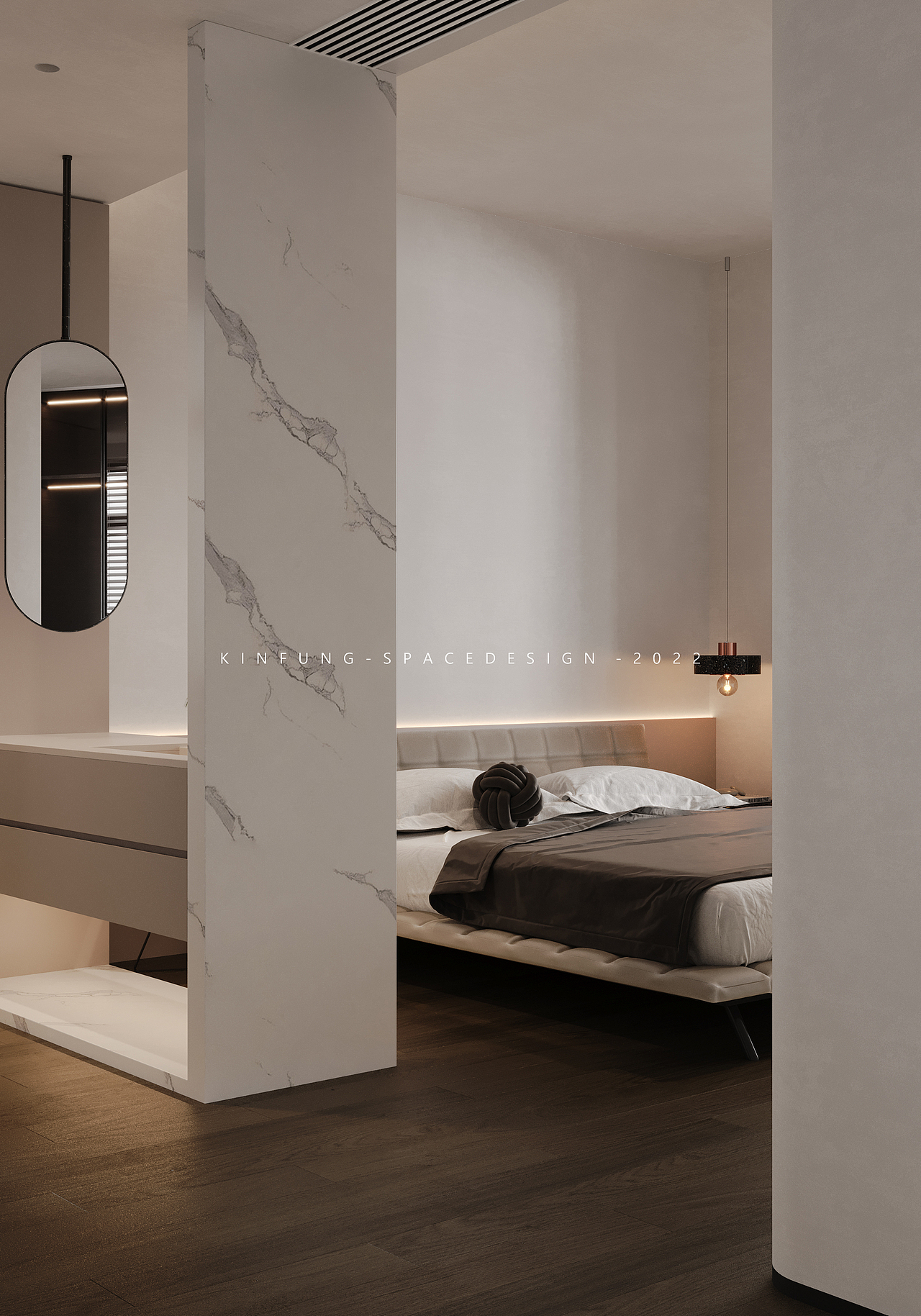 现代极简 | 98㎡ | 2居室（图ZMzI5NTE5NTY4） - 家装设计 - 站酷设计师KINFUNG很好看原创素材 - 站酷ZCOOL