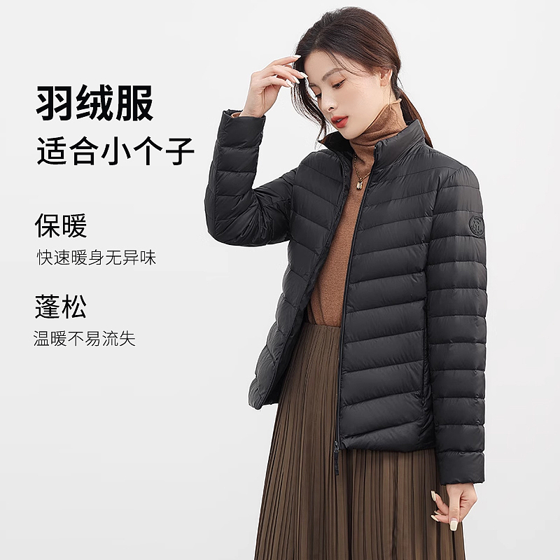 天猫淘宝女装羽绒服800文案主图直通车排版设计