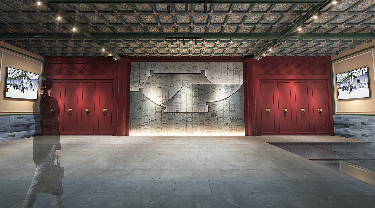 故宫普渡寺展厅（图ZMzA2NjYzNjI4） - 展陈设计 - 站酷设计师SUPERDHQ原创素材 - 站酷ZCOOL